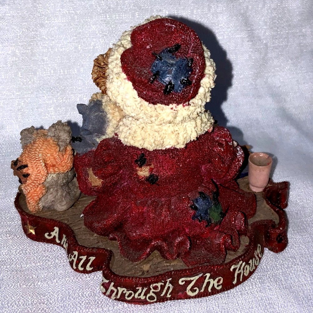 Boyds Bears and Friends Bearstone Collection The Night Before Christmas Figurine - Picture 2 of 4